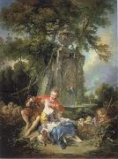 Francois Boucher Think of the grapes oil on canvas